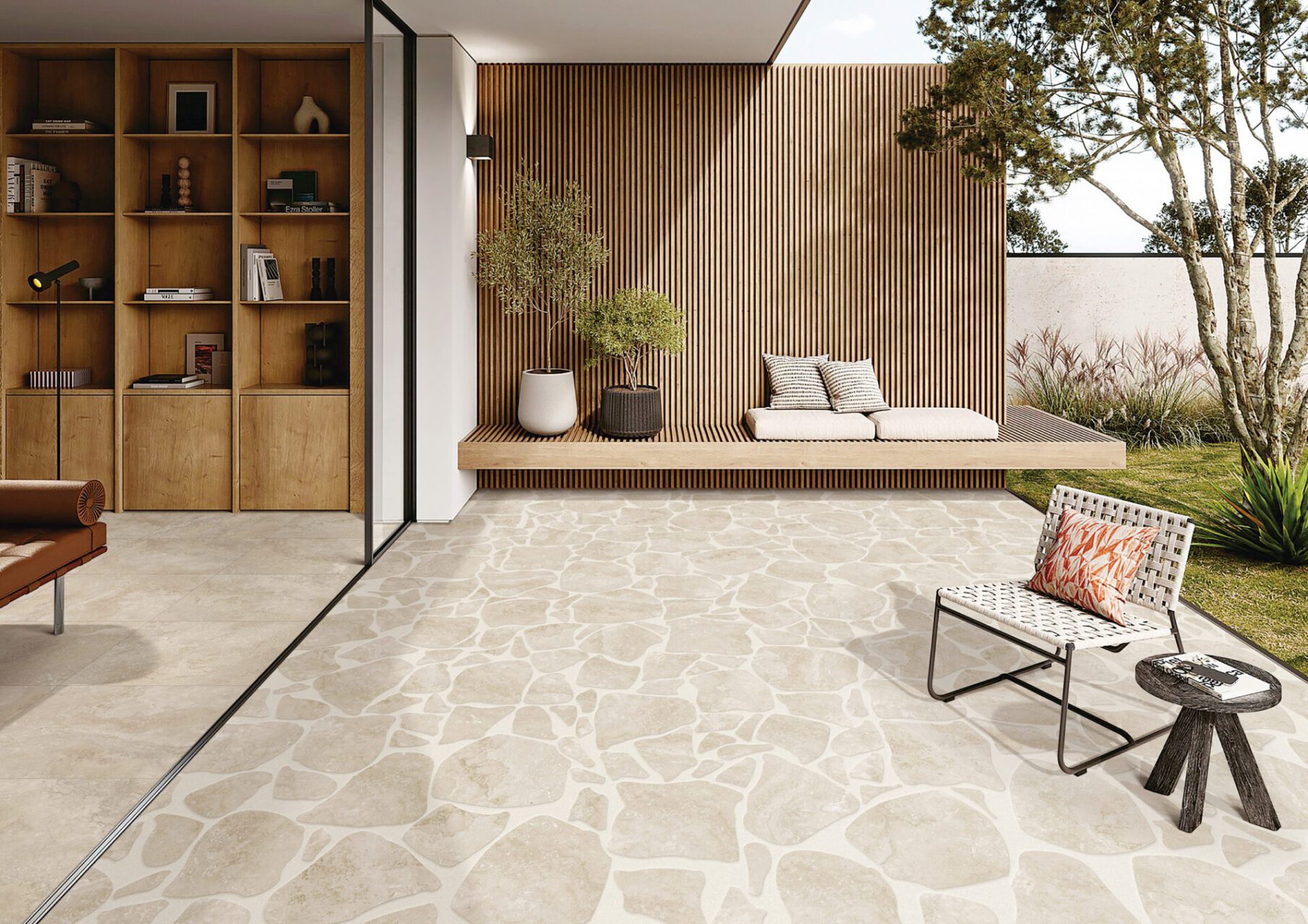 Norcia Beige Crazy Pave Pattern A+B